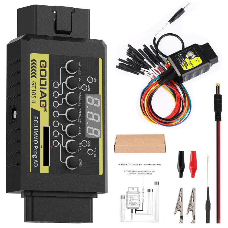 GODIAG GT107 GearBox Data Adapter for DQ250 DQ200 VL381 VL300 DQ500 DL501  GT105 ECU AD Break Out Box ECU Connector